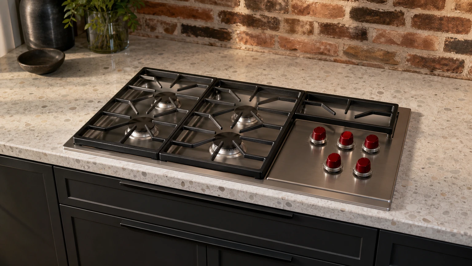 Built-in cooktop diagnostic visit in the service area